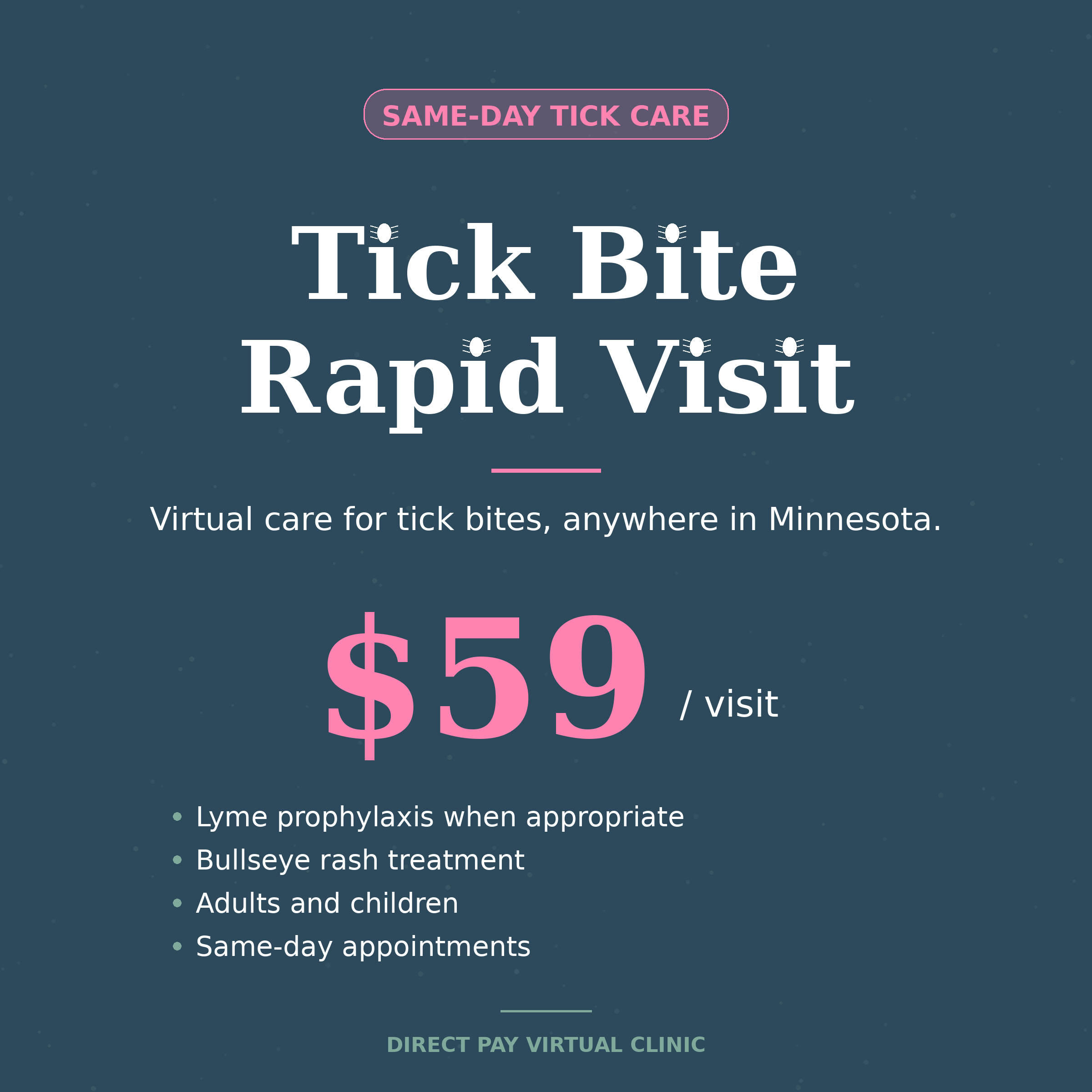 Tick Bite Rapid Visit | Same-Day Virtual Care – $59